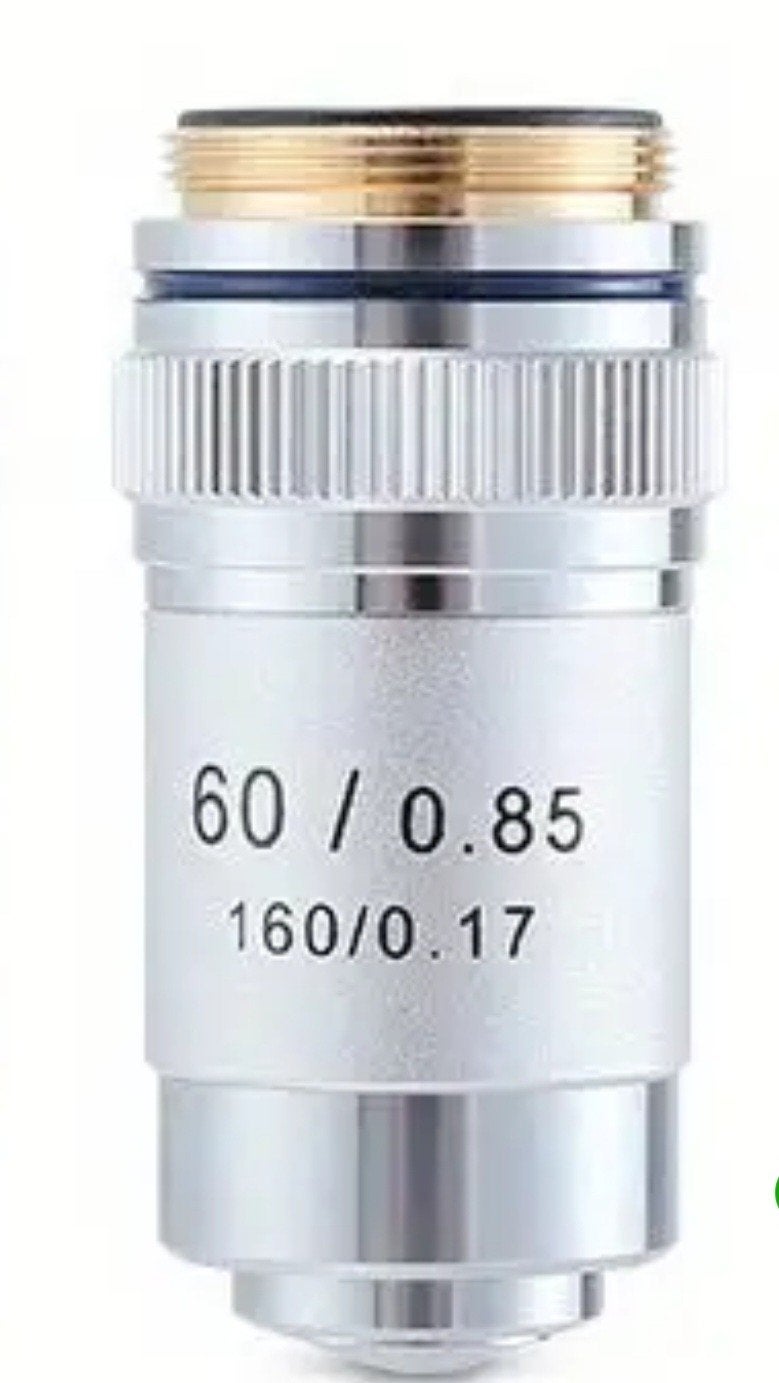 Nieuw Microscoop Objectief 60x / 0.85 (RMS schroefdraad), Ophalen of Verzenden, Nieuw, Minder dan 400x, Onderdelen of Toebehoren