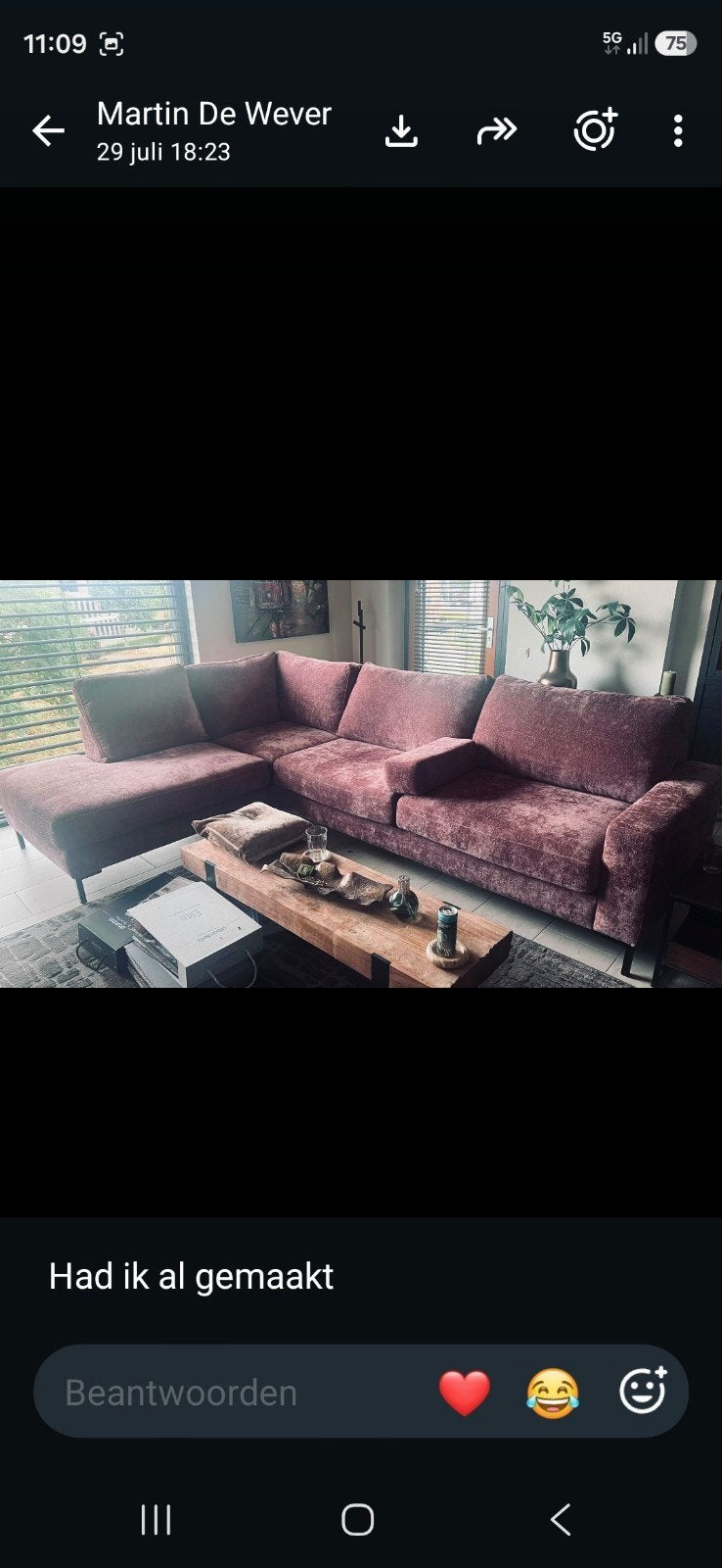 nieuwe bank, Huis en Inrichting, Banken | Bankstellen, Ophalen, 250 tot 300 cm, Urban sofa, 100 tot 125 cm