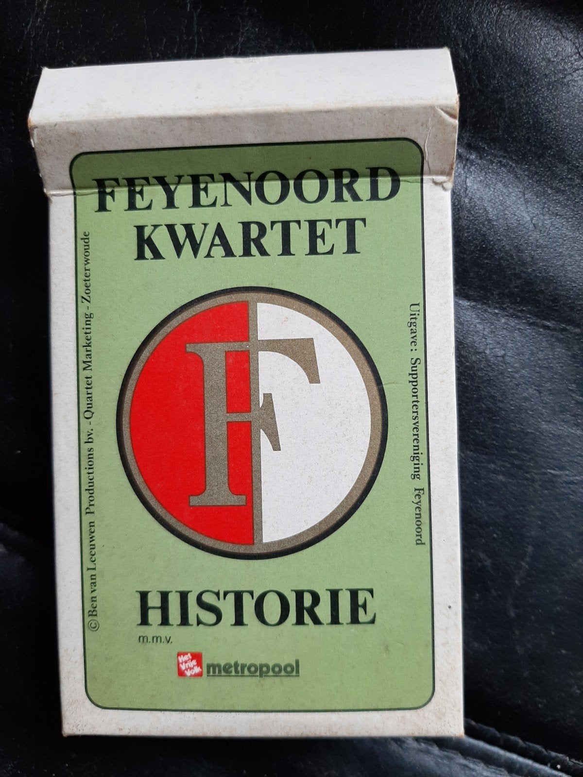 Feyenoord Kwartet Spel - Historie, Verzamelen, Ophalen of Verzenden, Gebruikt, Kwartet(ten)