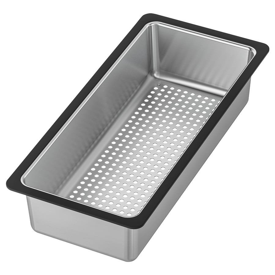 Roestvrijstalen afdruiprek/ vergiet voor spoelbak, Huis en Inrichting, Overige typen, Zilver, Ophalen of Verzenden, Zo goed als nieuw