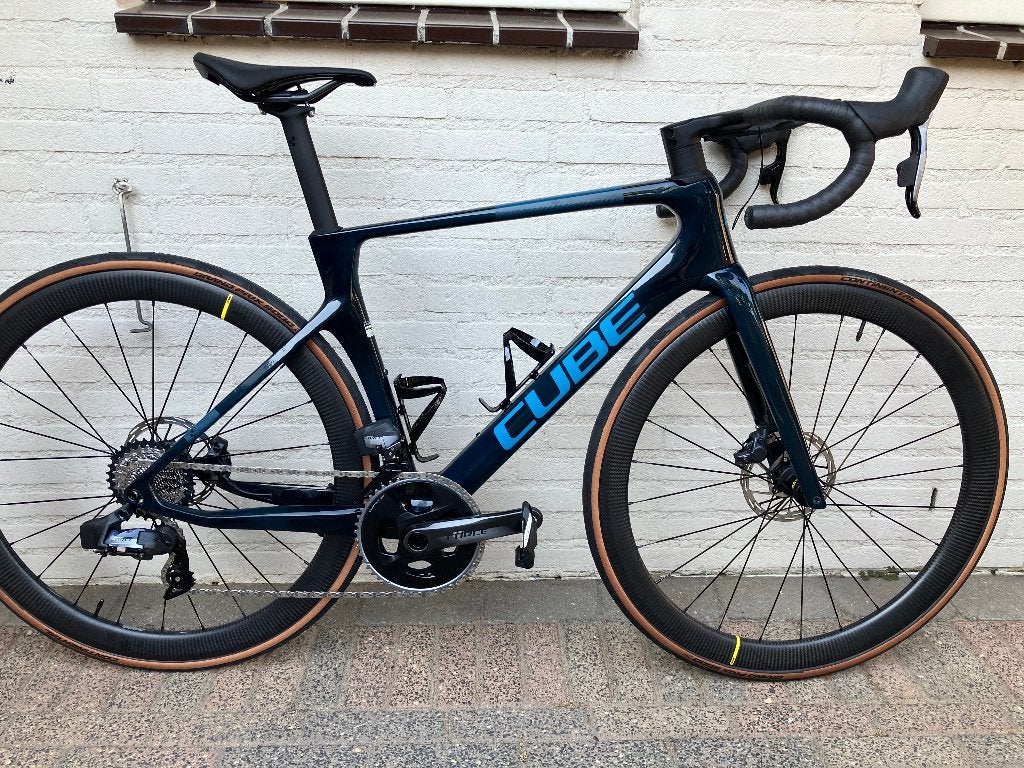Cube Agree c: 62 slx liquid blue/blue maat 53, 28 inch, Zo goed als nieuw, Meer dan 20 versnellingen, Schijfrem