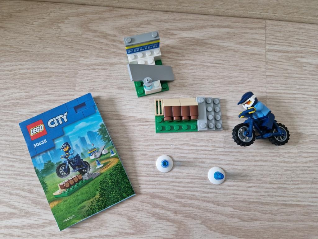 Lego City Politie Motorfiets Set 30638 met Minifiguur, Compleet, City, Lego, Ophalen of Verzenden