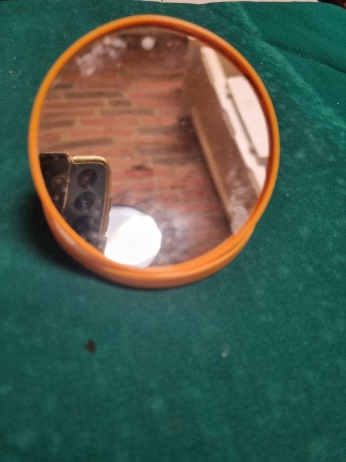 makeup spiegel meeneemmodel vintage 70, Ophalen of Verzenden, 'T Olde Gre-j, Info@toldegrej.nl, Endepoelstraat 20f Didam