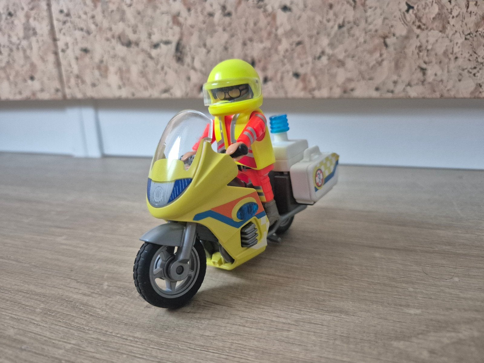 Playmobil Motor met Figuur - Hulpdienst, Ophalen, Gebruikt