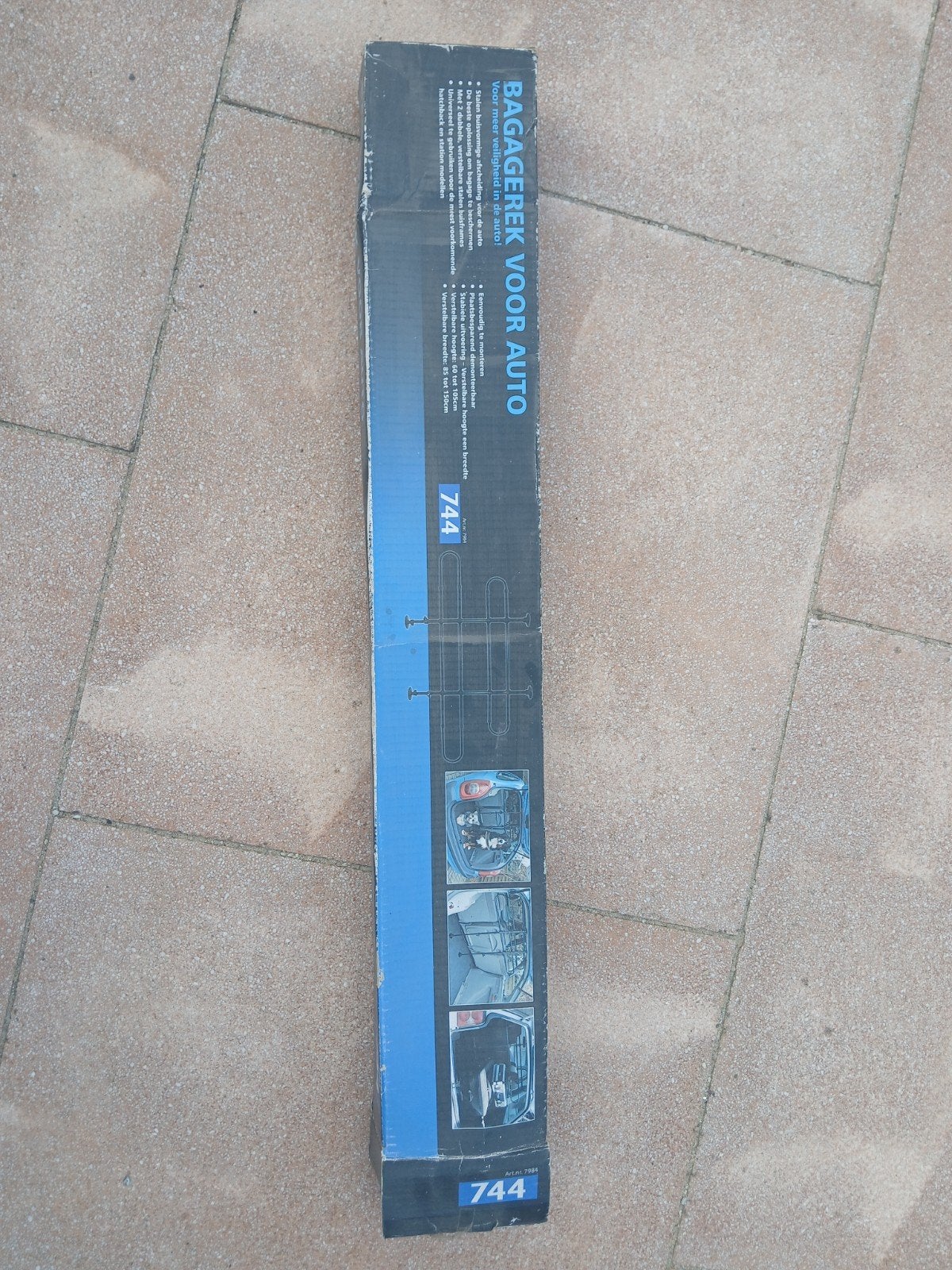 Bagagerek / hondenrek voor auto, Ophalen