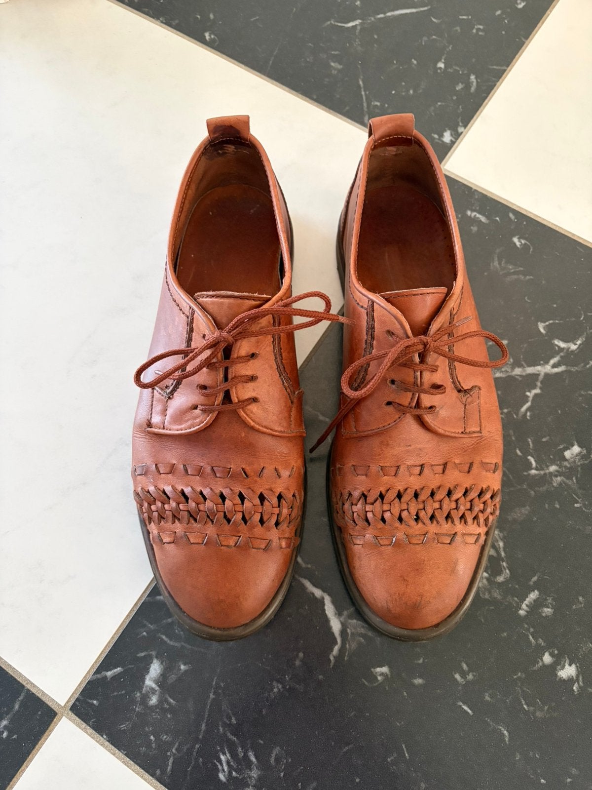 Klassieke bruine veterschoenen Dolcis Rovers maat 44 vintage, Bruin, Ophalen of Verzenden, Gedragen, Veterschoenen