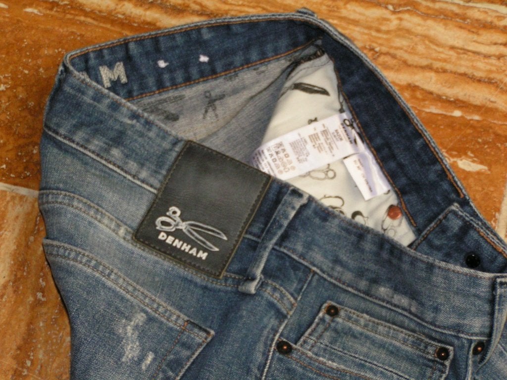DENHAM RAZOR SLIM FIT spijkerbroek,Mt 30,L32 als nieuw, Tweedehands, Denham, Blauw, Tweedehands