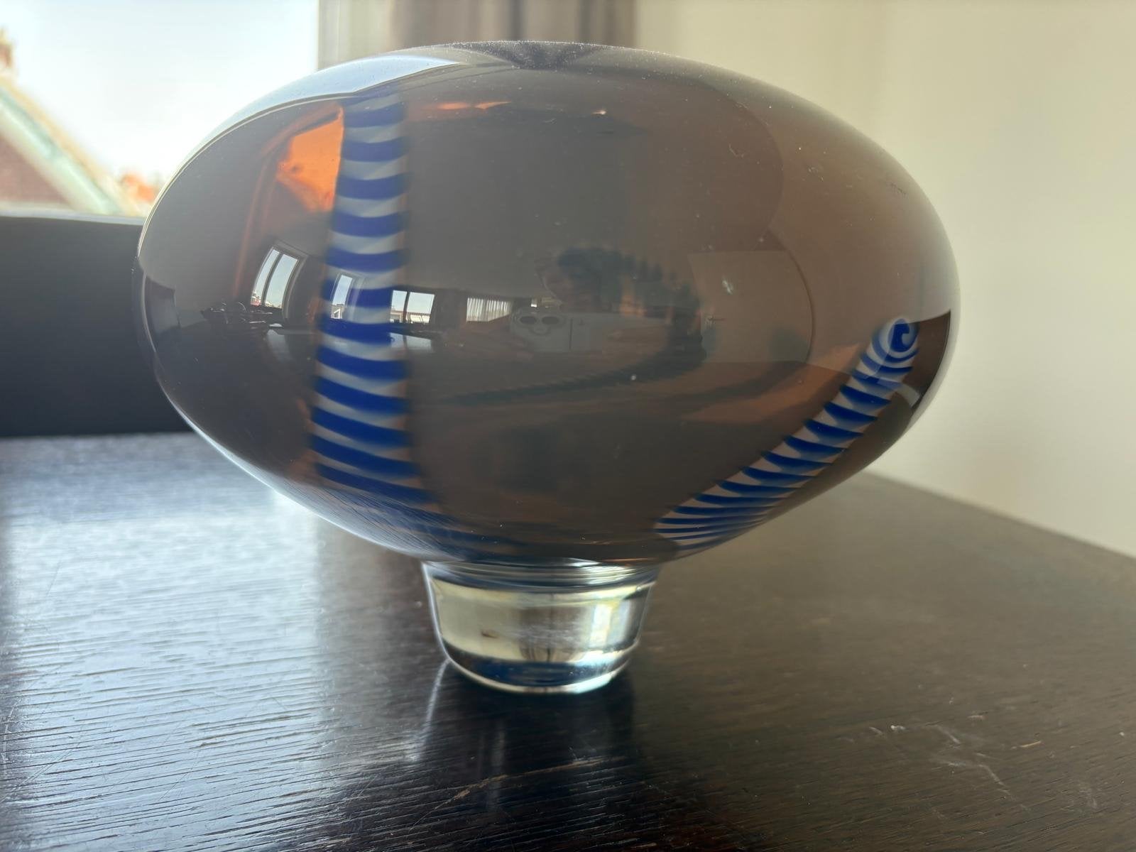 Uniek glazen object van Willem Heesen, gesigneerd, Ophalen of Verzenden