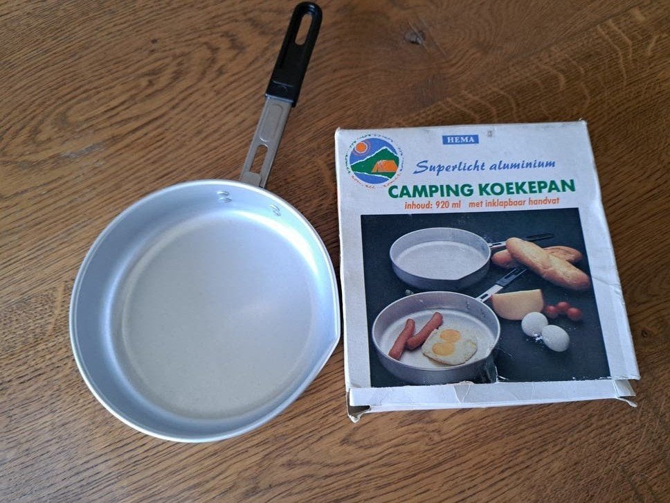 Nieuwe aluminium inklapbare koekenpan, Ophalen of Verzenden, Nieuw