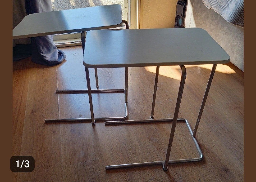 Ikea vintage bijzettafels, Ophalen, Zo goed als nieuw