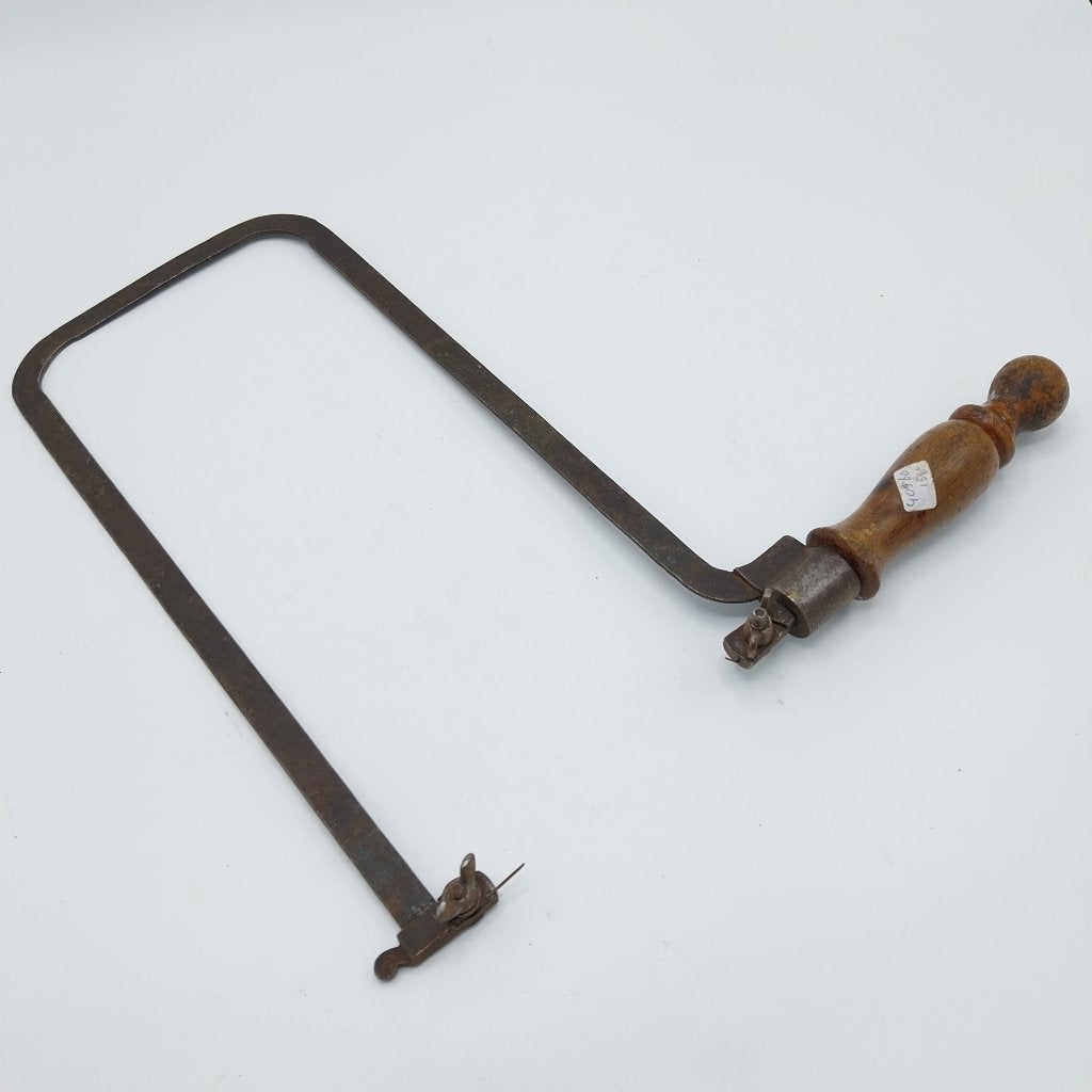 Fraaie Figuurzaagbeugel met houten handvat (ML), Antiek en Kunst, Ophalen of Verzenden
