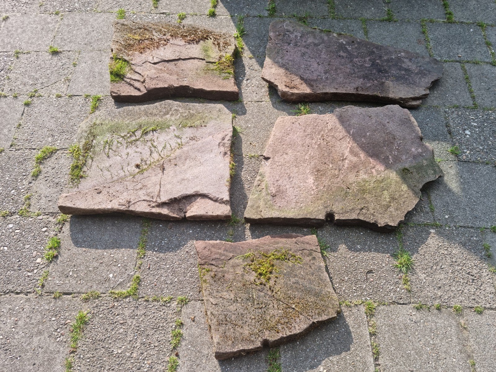 Kwaliteit flagstones leisteen flagstone waterval vijver rood, Tuin en Terras, Grind, Keien en Split, Ophalen, Overige typen, Zo goed als nieuw