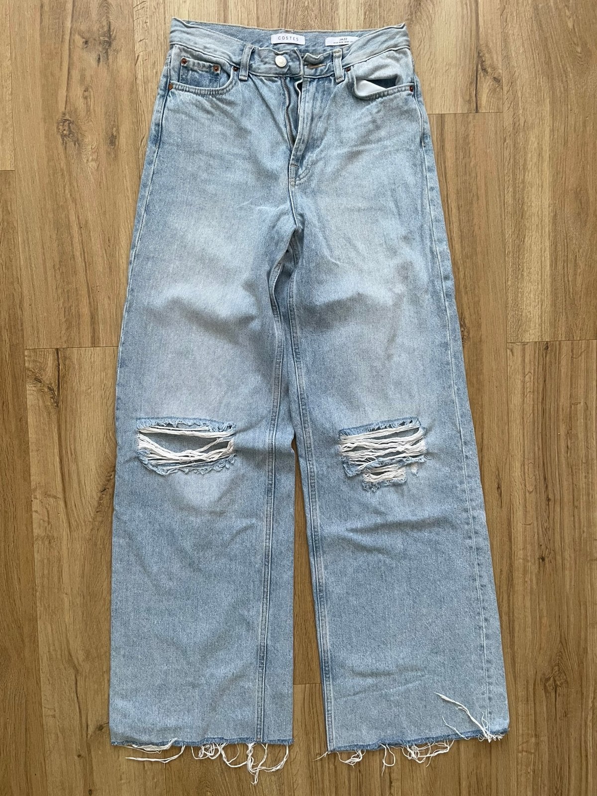 Spijkerbroek costes, Ophalen of Verzenden, Nieuw, Blauw, W27 (confectie 34) of kleiner