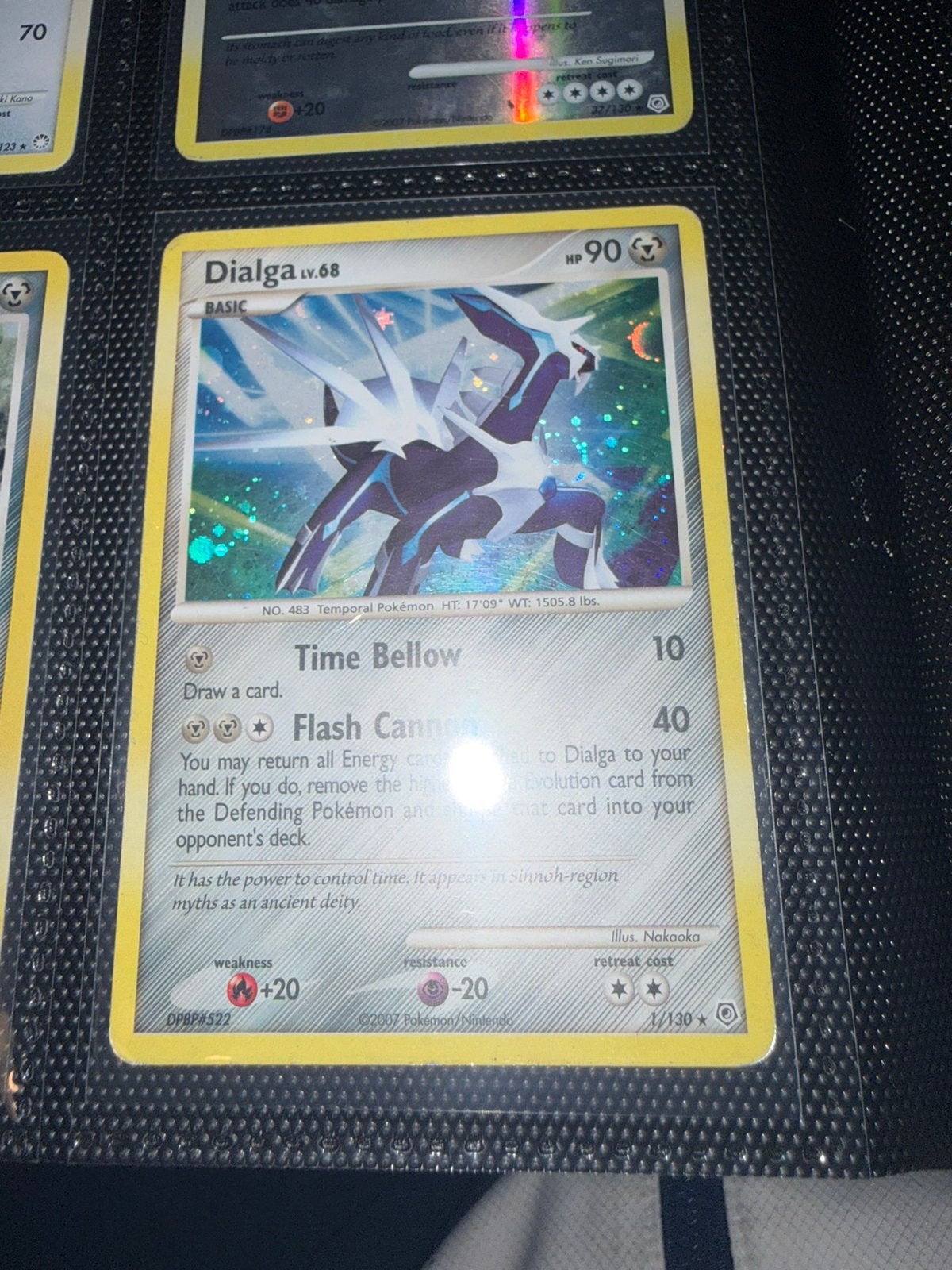 Pokemon kaart | Dialga lv.68 | Diamond and Pearl set 2007, Verzenden, Zo goed als nieuw