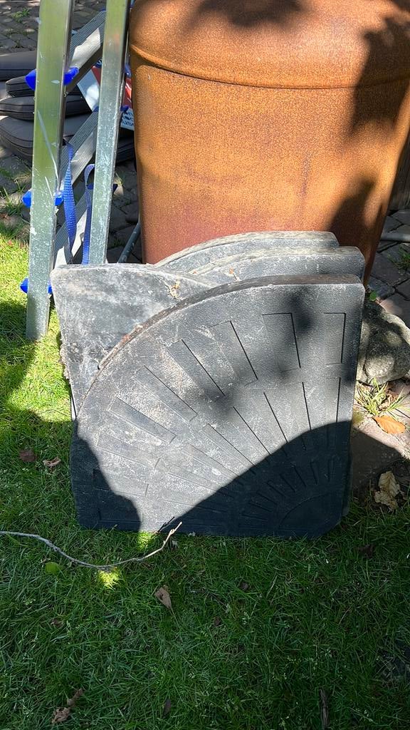 parasol tegeles, Ophalen of Verzenden, Zo goed als nieuw