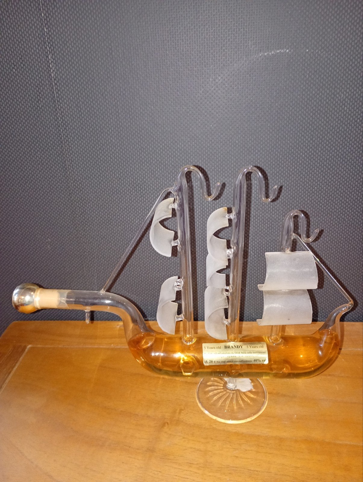 Decoratieve Brandy Fles in de vorm van een Schip, Ophalen of Verzenden