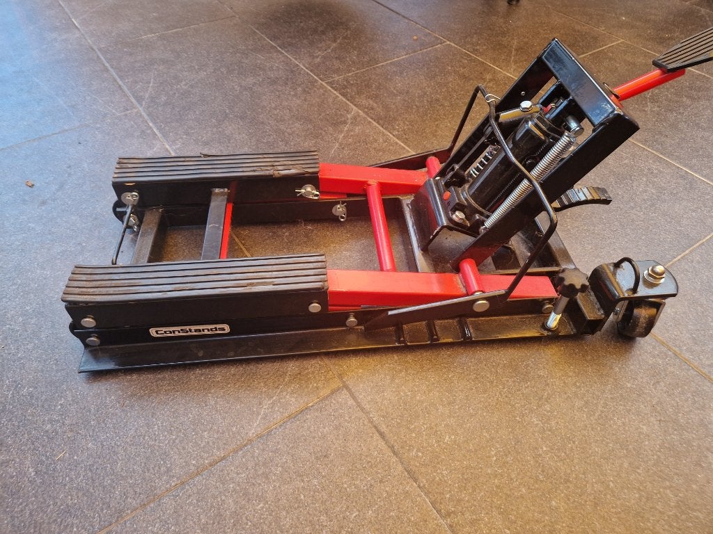 Hydraulische Motorhefbrug Mid-Lift L (680 kg), Auto diversen, Ophalen, Zo goed als nieuw, Manueel, Schaarkrik