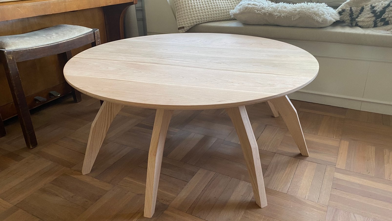 Handgemaakte salontafel, “Spinnentafel”, Ophalen, Nieuw, 100 tot 150 cm, 100 tot 150 cm