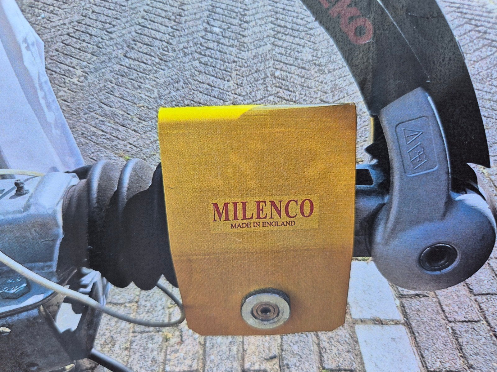 Milenco disselslot SCM goedgekeurd, Caravans en Kamperen, Ophalen, Gebruikt