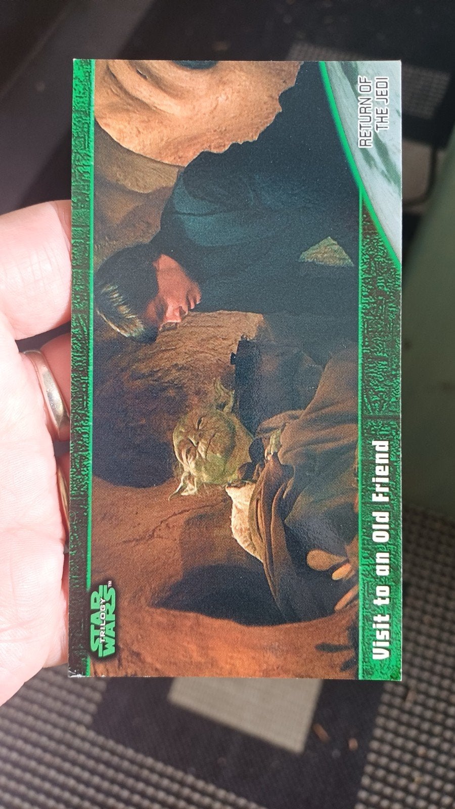 Star Wars Trilogy Card - Return of the Jedi - Yoda, Ophalen of Verzenden, Gebruikt