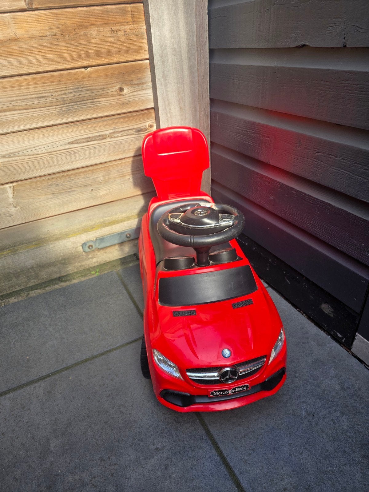 Mercedes-Benz Loopauto Rood voor Buiten, Ophalen
