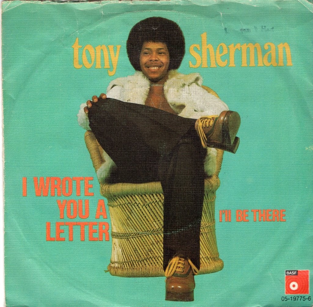 TONY SHERMAN  -  I wrote you a letter, Gebruikt, 7 inch, Pop, Fotohoes