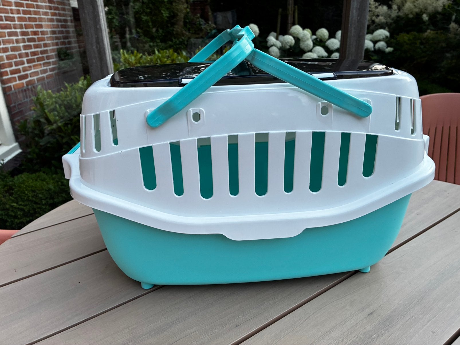 Katten reismand, transportbox, bovenlader, Ophalen, Zo goed als nieuw