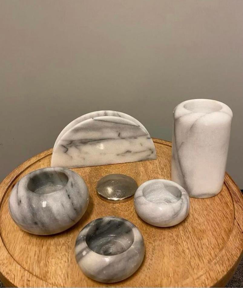 Diverse marmeren decoratie items, Ophalen of Verzenden
