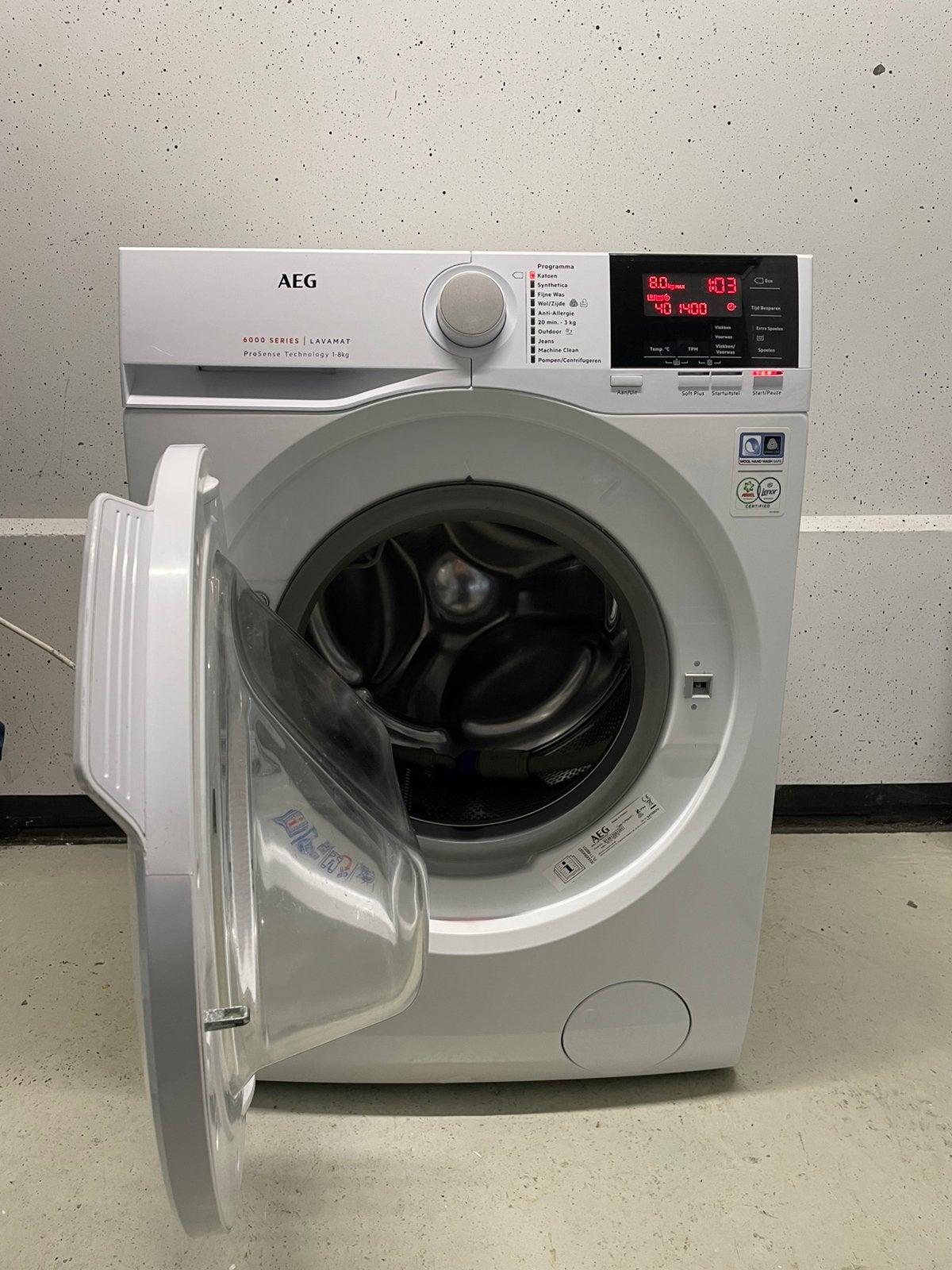 Aeg wasmachine - Bezorging + Garantie, Witgoed en Apparatuur, Vennootsweg 1 2404cg Alphen aan den rijn, Gebruikt, Consumersales.nl@electrolux.com