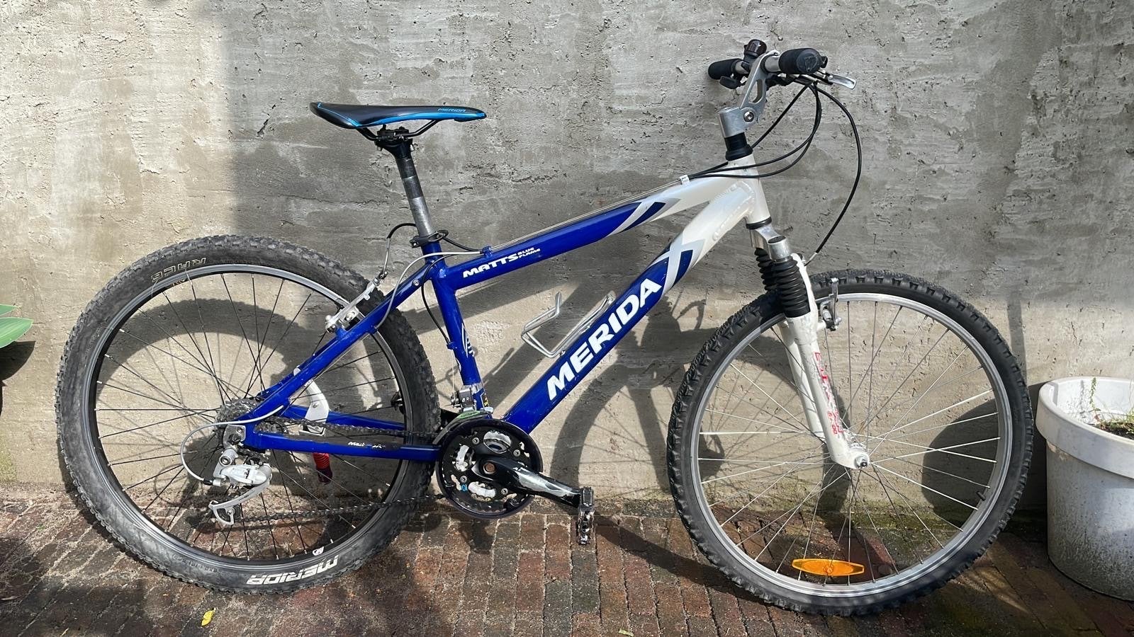 Merida Matts Mountainbike 26 inch - Blauw/Wit, Fietsen en Brommers, Ophalen, Gebruikt, Hardtail, Merida
