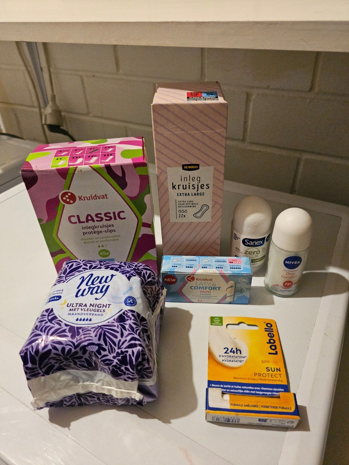 Hygiëneproducten: Inlegkruisjes, Maandverband, Deodorant, Ophalen of Verzenden
