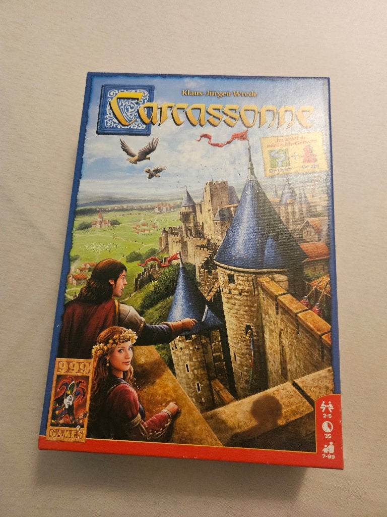 Carcassonne basisspel, Hobby en Vrije tijd, Gezelschapsspellen | Bordspellen, Ophalen, Nieuw, 999 Games