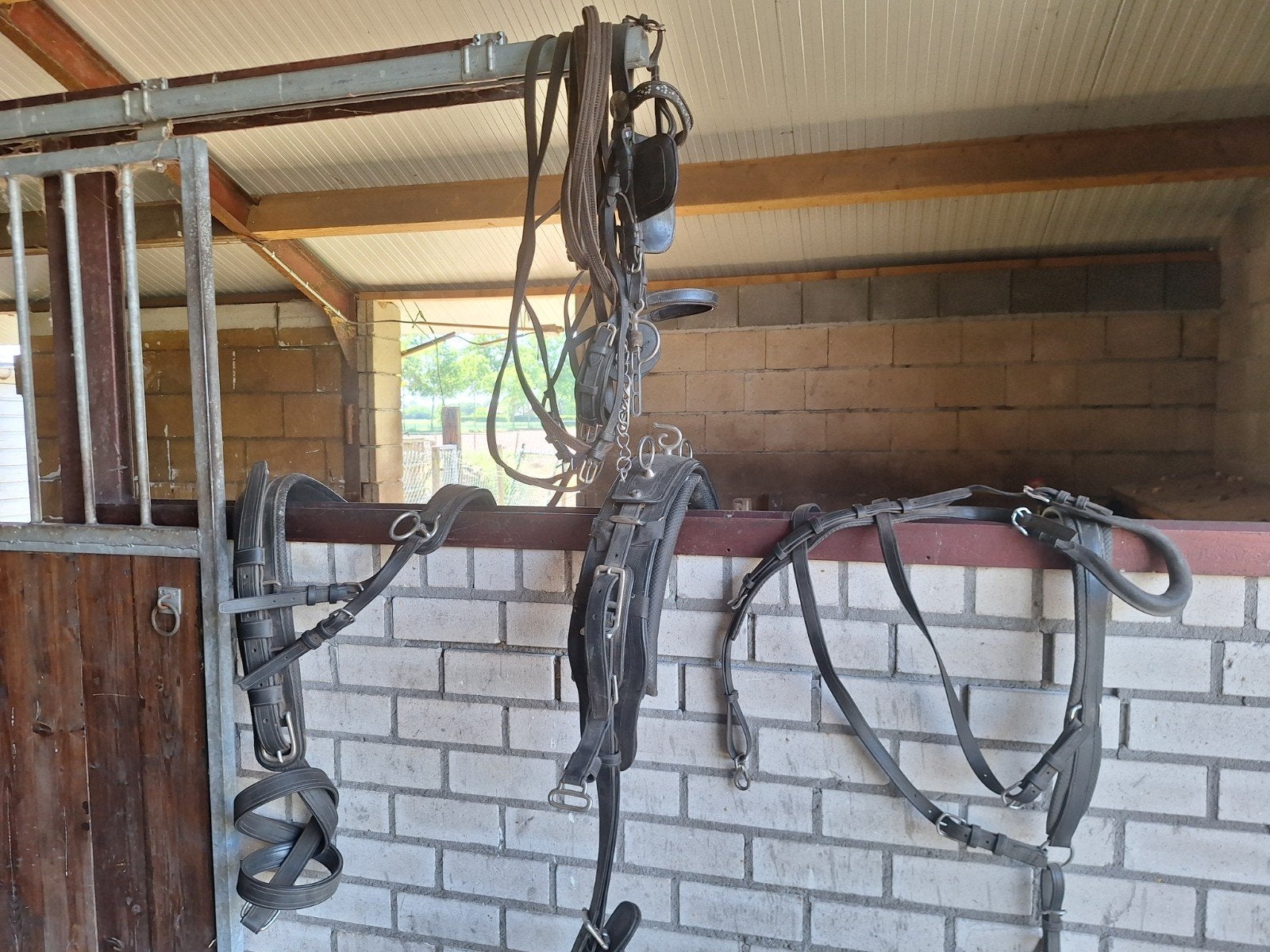 Marathon tuig enkelspan kunststoftuig, Dieren en Toebehoren, Paarden en Pony's | Hoofdstellen en Tuigage, Ophalen of Verzenden