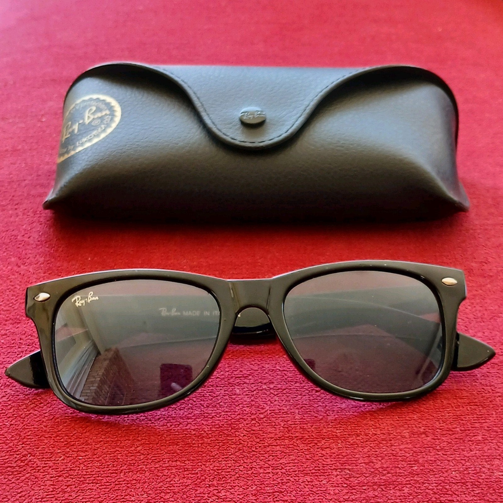 Ray-Ban Wayfarer 1010 zgan, Sieraden, Tassen en Uiterlijk, Zonnebrillen en Brillen | Heren, Zonnebril, Zwart, Ophalen of Verzenden
