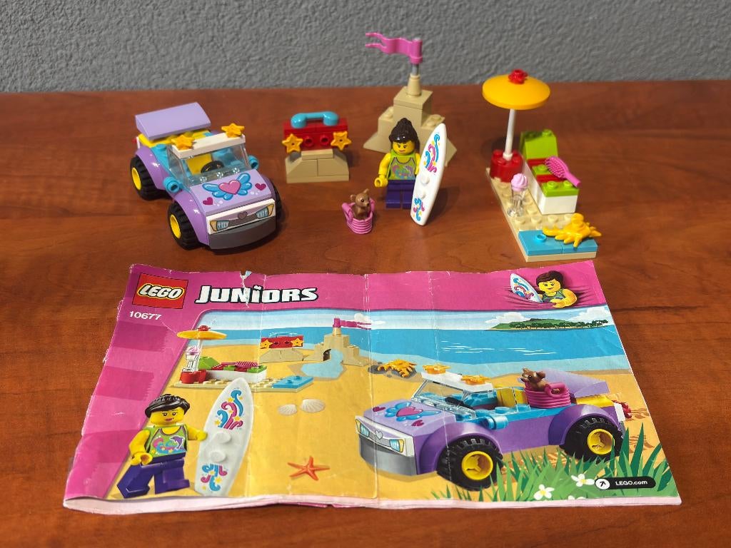 Lego 10677 - City- Juniors- Beach Trip, Inclusief minifiguren, Gebruikt, Lego, Ophalen of Verzenden