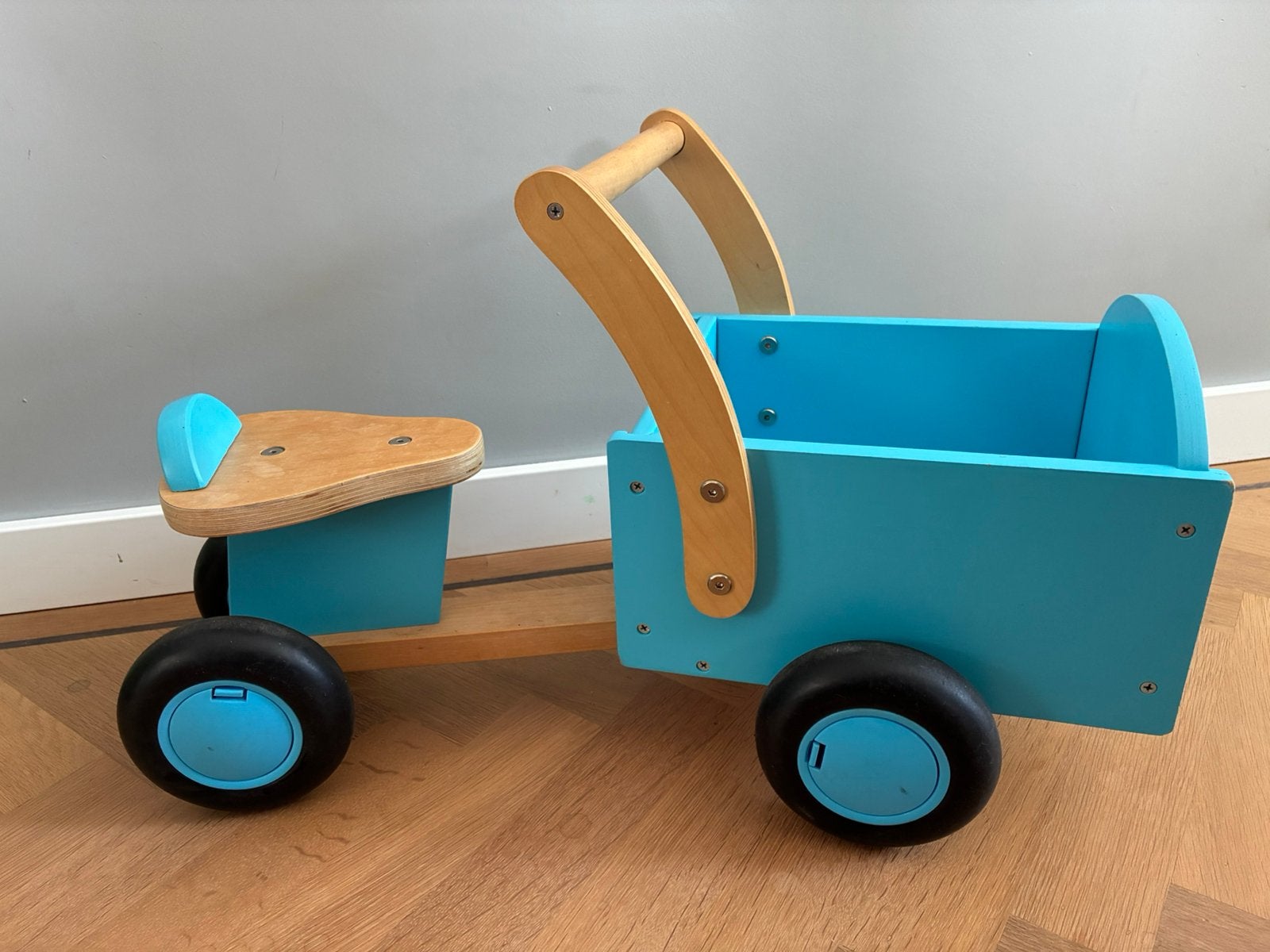 Bakfiets voor peuters (loopfietsje), Ophalen, Zo goed als nieuw, Loopvoertuig