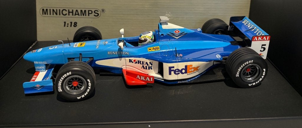 Giancarlo Fisichella 1998 1:18 Formule 1, Ophalen of Verzenden, Zo goed als nieuw, Auto, MiniChamps