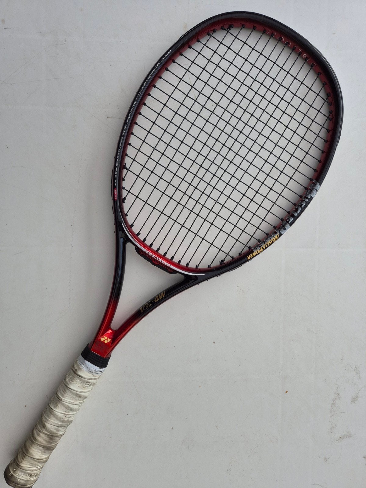 Yonex Muscle Power MP-2i Tennisracket met Babolat hoes, Overige merken, Gebruikt, L4, Ophalen of Verzenden
