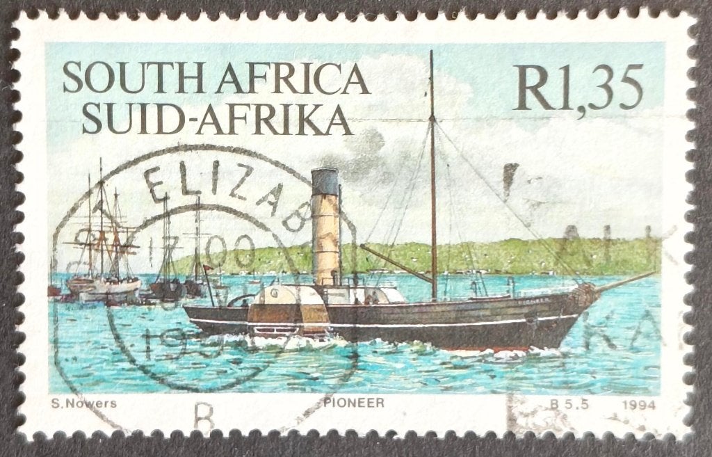 ZUID-AFRIKA - schip 1994, Verzenden, Zuid-Afrika, Gestempeld