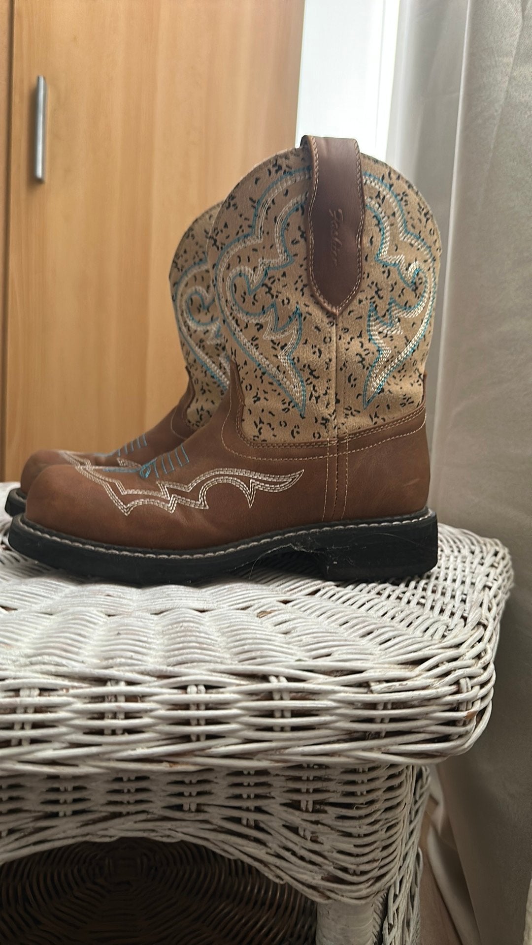 Cowboy laarzen maat 39, Ophalen, Zo goed als nieuw, Zwart, Hoge laarzen