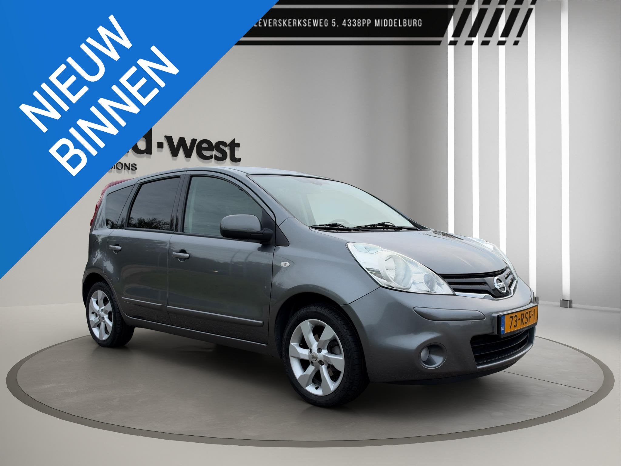 Nissan Note 1.4 Life + Clima Cruise Trekhaak, Voorwielaandrijving, Stof, Gebruikt, 4 cilinders
