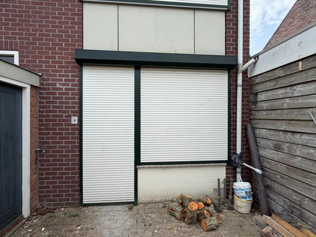 Witte rolluiken voor deur en raam - Gebruikt, Gebruikt, 100 tot 150 cm, 200 cm of meer, Wit