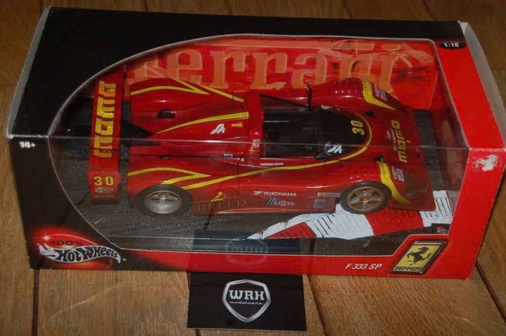 1:18 FERRARI F 333 SP MOMO #30 Hotwheels inbox WRH, Verzenden, Zo goed als nieuw, Auto, Hot Wheels