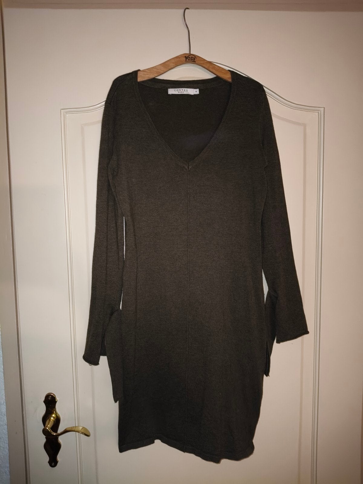 Costes Basic Jurk - Gedragen, Netjes, Kleding | Dames, Jurken, Gedragen, Maat 38/40 (M), Grijs, Boven de knie, Ophalen