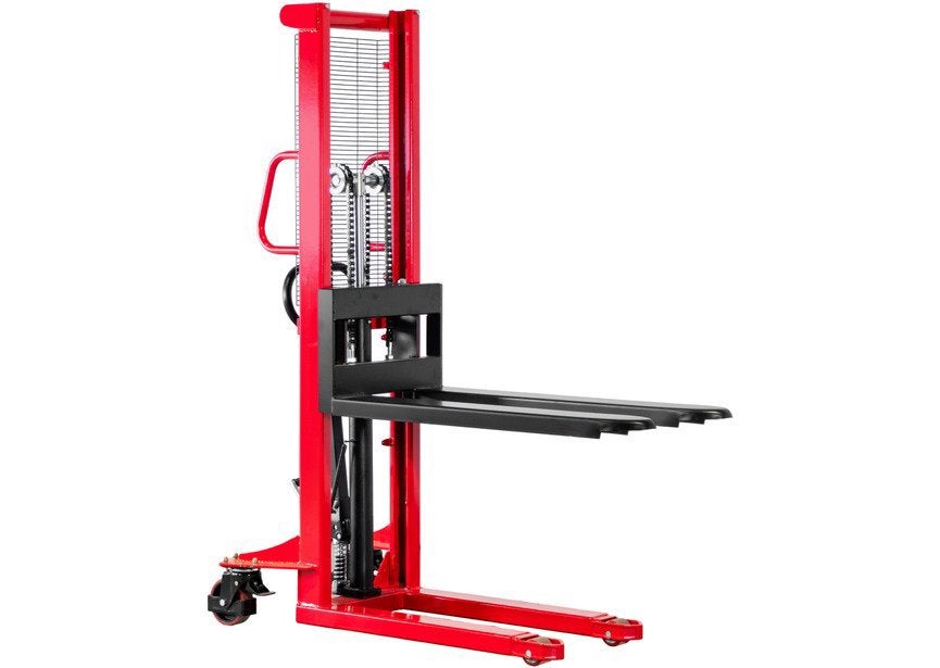 Handstapelaar 1000kg hefhoogte 1500mm enkele mast MW Tools, Doe-het-zelf en Verbouw, Ophalen, Nieuw