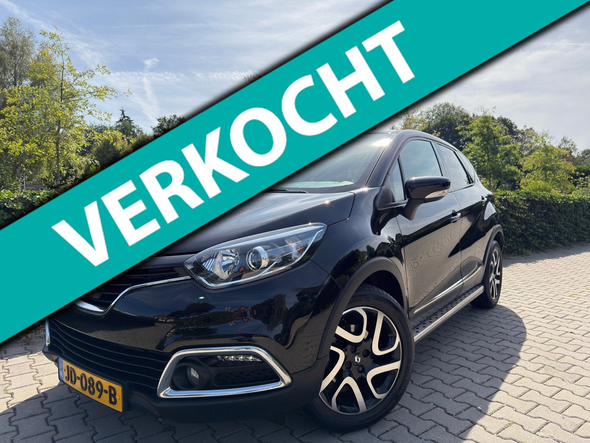 Renault Captur 1.2 TCe Dynamique Sport Automaat , Leder , Cl, Zwart, SUV of Terreinwagen, 57 €/maand, Captur