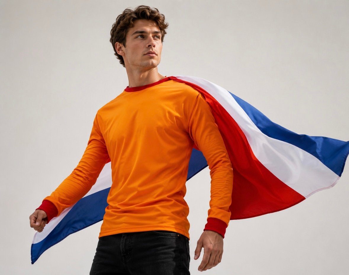 Oranje Grote Held T-shirt - Nieuw met labels, Kleding | Heren, Ophalen of Verzenden, Nieuw, Overige maten, Oranje