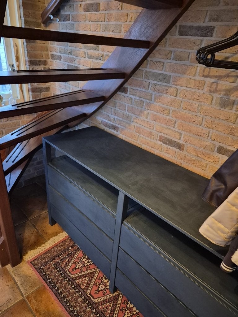 2 gekoppelde IKEA ladekasten / breed dressoir - 6 laden, Huis en Inrichting, Kasten | Ladekasten, Ophalen, Gebruikt, 5 laden of meer