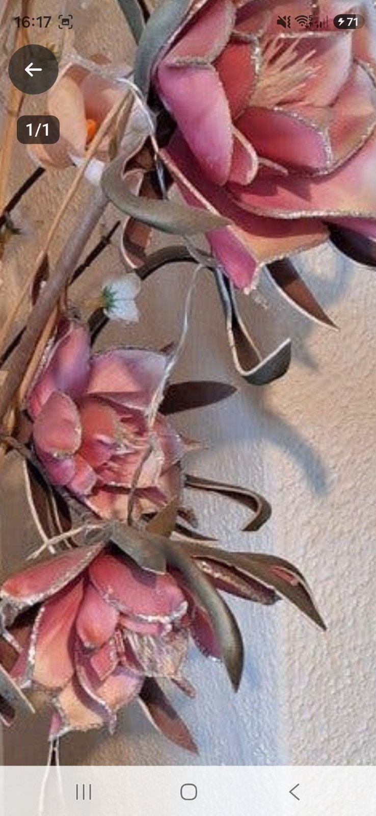 Decoratief bloemstuk met glazen vaas, Ophalen, Meerkleurig, Inclusief decoratie, Glas