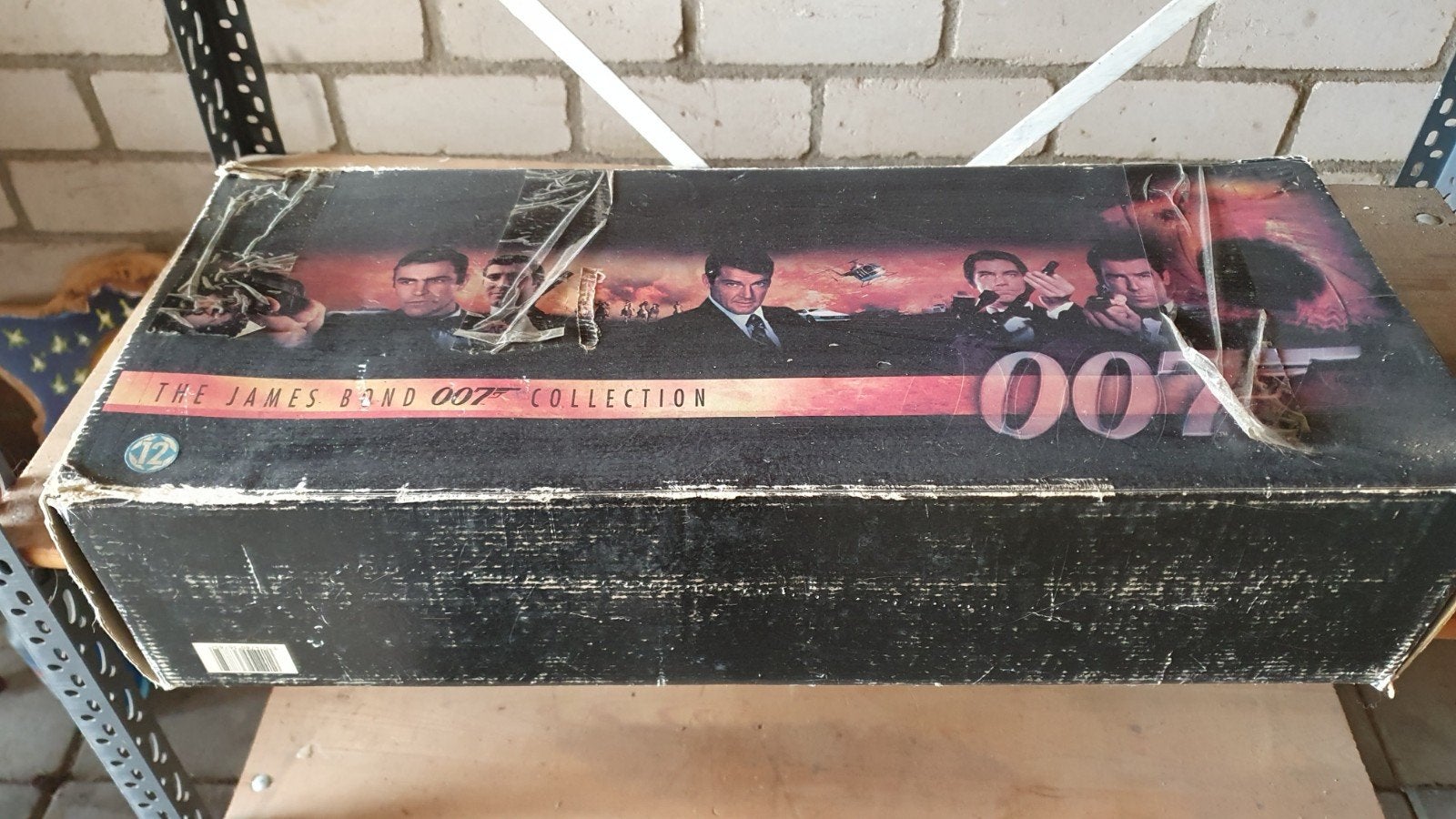 verzameling James bond 007 vhs  in originele doos, Ophalen of Verzenden, Gebruikt, Film